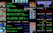 Gauntlet II for IBM PC/Compatibles - Some objects you'll encounter in the game.