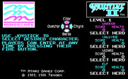 Gauntlet II for IBM PC/Compatibles - Select a character.