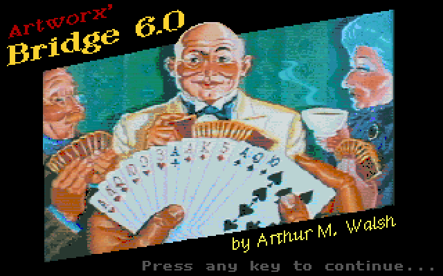 Bridge 6.0 IBM PC/Compatibles Screenshot: Title screen.