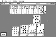 Bridge 6.0 for Macintosh - Select a card to play.