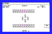 Bridge 6.0 for Apple IIgs - Game in progress.