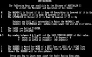 Yacht Racing Simulator for IBM PC/Compatibles - Game instructions.