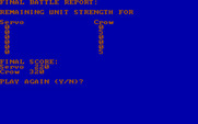 The Plains of Salisbury for IBM PC/Compatibles - Game over, here's the scores...