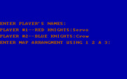 The Plains of Salisbury for IBM PC/Compatibles - First let's set up the players and the map arrangement.
