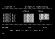 The Plains of Salisbury for Apple II - Game over; here's the final score.