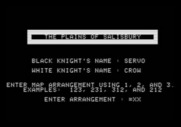 The Plains of Salisbury for Apple II - Setting the game options.