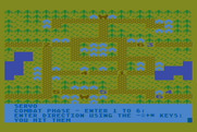 The Plains of Salisbury for Atari 8-bit - Combat phase; I hit a target!