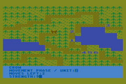 The Plains of Salisbury for Atari 8-bit - Movement phase.