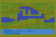 The Plains of Salisbury for Atari 8-bit - Game start.