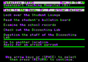Police Blotter for Apple II - Choosing my next move...