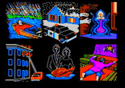 Police Blotter for Apple II - Introduction sequence.