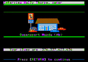 Police Blotter for Apple II - Interviewing the owner of a shop...