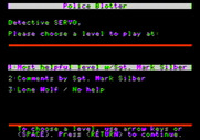 Police Blotter for Apple II - Select a difficulty level...