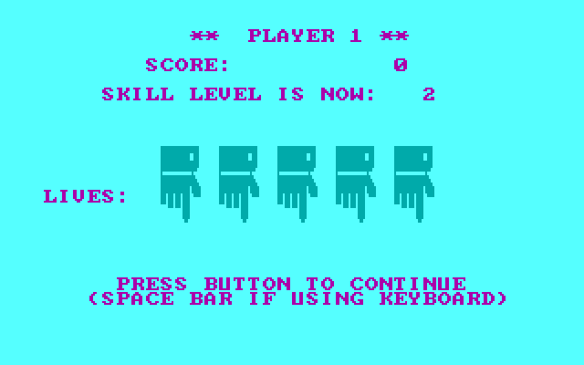 Webster: The Word Game IBM PC/Compatibles Screenshot: Ready to begin?
