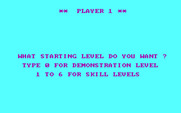 Webster: The Word Game for IBM PC/Compatibles - Player one, your skill level?
