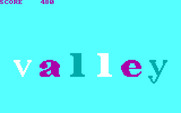 Webster: The Word Game for IBM PC/Compatibles - Valley is the correct answer.