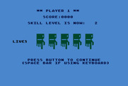Webster: The Word Game for Atari 8-bit - Get ready to begin.