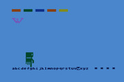 Webster: The Word Game for Atari 8-bit - Here's the first word...