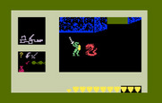 Tower of Doom for Intellivision - Attacking a dragon!