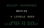 Tower of Doom for Intellivision - Select an adventure.