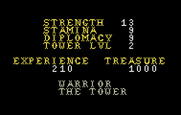Tower of Doom for Intellivision - Here's the final stats.