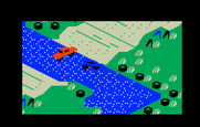Stadium Mud Buggies for Intellivision - Driving through water.