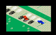 Stadium Mud Buggies for Intellivision - Crushing cars!