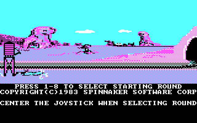 Trains IBM PC/Compatibles Screenshot: Main menu.