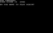 Evacu-Pod for IBM PC/Compatibles - Game over; try again?