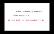 Laserithmetic for Commodore 64 - Game over.