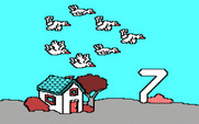 Stickybear Numbers for IBM PC/Compatibles - Counting birds.
