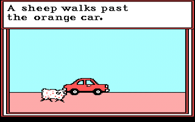 Stickybear Reading IBM PC/Compatibles Screenshot: Here's the results of my creation.