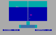 Torpedo Alley for IBM PC/Compatibles - Firing at a ship...
