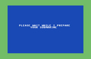 Torpedo Alley for Commodore 64 - Preparing to begin the game...