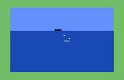 Torpedo Alley for Commodore 64 - I've been hit!