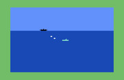 Torpedo Alley for Commodore 64 - Avoid the depth charges!