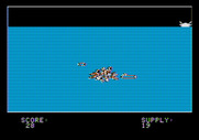 Torpedo Alley for Apple II - That was close, I almost got hit!