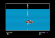 Torpedo Alley for Apple II - Another target gone...
