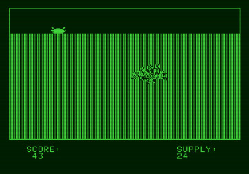Torpedo Alley for Apple II - I'm hit!