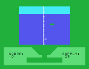 Torpedo Alley for TI-99/4A - Firing a torpedo, and I missed!