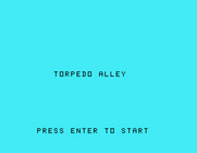Torpedo Alley for TI-99/4A - Title screen.