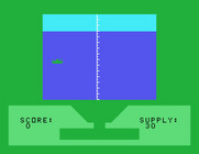 Torpedo Alley for TI-99/4A - Game start.