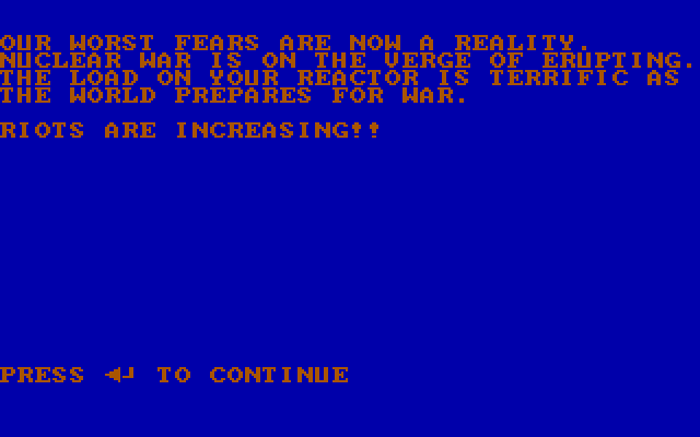 Over-Reaction IBM PC/Compatibles Screenshot: The 4th skill level; mayhem!