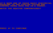 Over-Reaction for IBM PC/Compatibles - The second skill level intro.