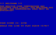 Over-Reaction for IBM PC/Compatibles - This is one way to lose the game.