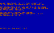 Over-Reaction for IBM PC/Compatibles - Intro to skill level 3.
