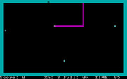 Xonix for IBM PC/Compatibles - Starting the game with an empty board.