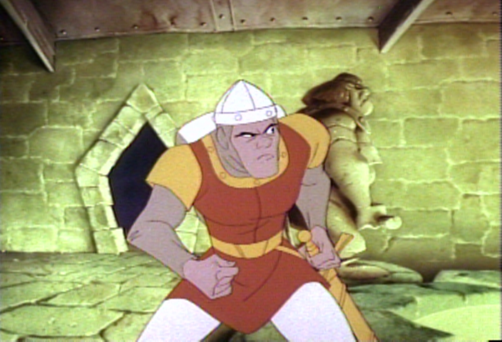 Dragon's Lair Arcade Screenshot: On to the next area...