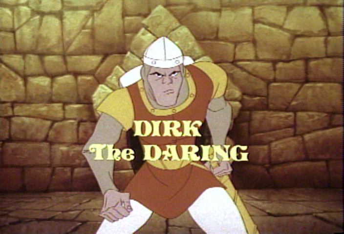 Dragon's Lair Arcade Screenshot: Staring Dirk the Daring!