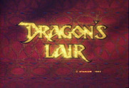 Dragon's Lair for Arcade - Title screen.